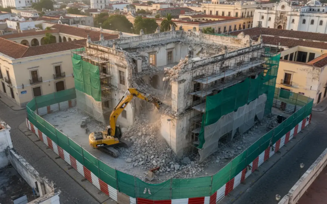 Diseño Arquitectónico Mérida: Estrategias de Demolición y Excavación para Maximizar ROI