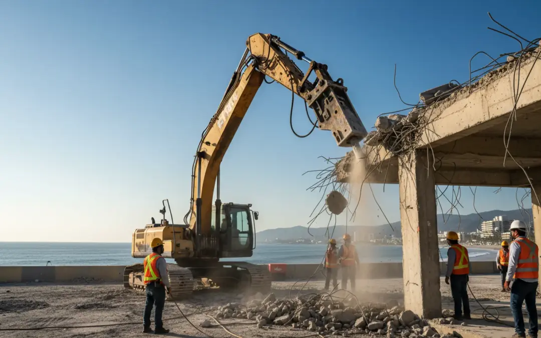Siniestros Puerto Vallarta: Ejecución de Demoliciones y Terracerías que Aceleran su Proyecto