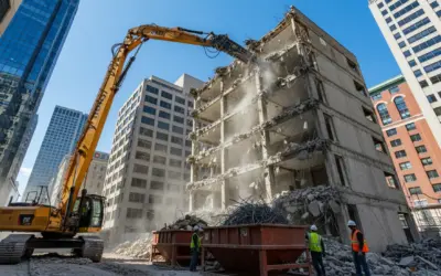Derrumbamiento y derribos: ejecución precisa que elimina retrasos de obra