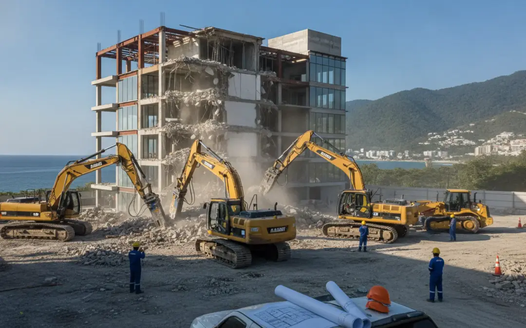 Siniestros Puerto Vallarta: Gestión Experta en Demolición y Excavación para Proyectos Críticos