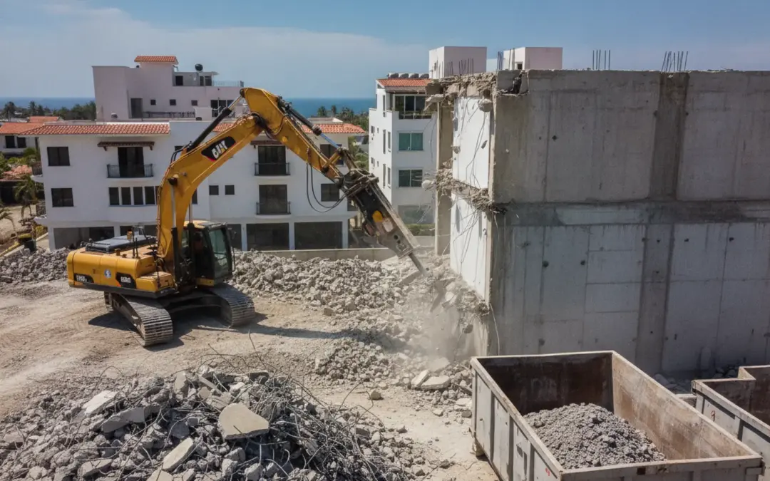 Desmontajes Puerto Vallarta: Reduzca 45% los Tiempos de Obra con Ejecución de Precisión