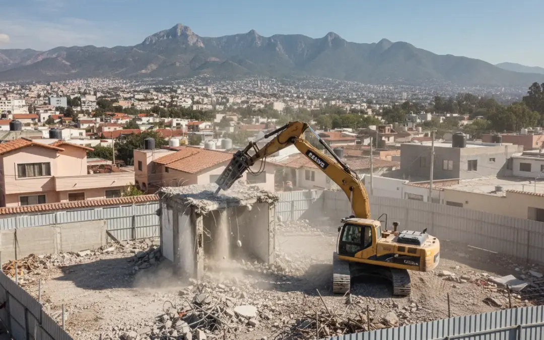 Demoliciones y Excavaciones en Paniagua San Pedro Garza García — Acelere su Obra Hasta un 25%