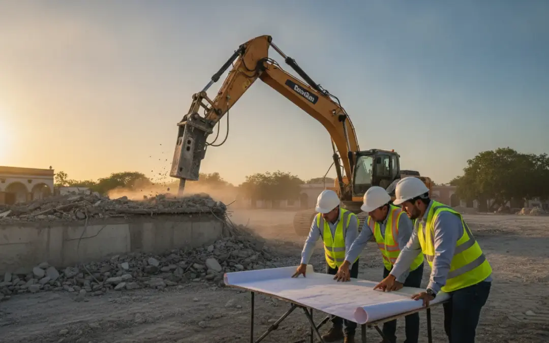 Diseño Arquitectónico Mérida: Ejecución de Derribos y Terracerías