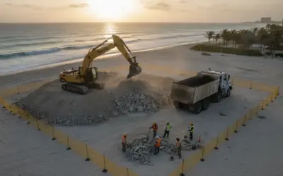 Limpieza en terrenos Cancún (zona hotelera): -30% retrasos